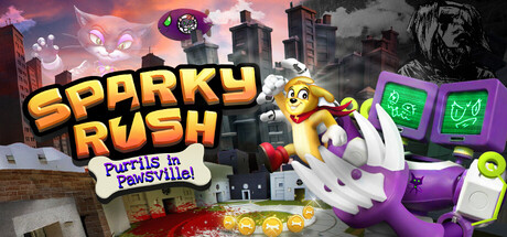 斯帕基冲刺：爪镇险境！/Sparky Rush: Purrils in Pawsville!